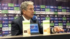 Jorge Luis pinto en rueda de prensa