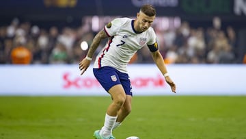 Paul Arriola durante un partido con la Selecci&oacute;n de Estados Unidos