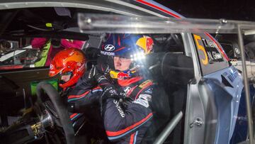 Thierry Neuville, primer líder de la prueba mexicana.