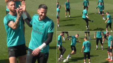 Casilla en 'modo Isco' en el rondo: roto a Kroos y ovación general