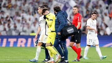 17/12/23 PARTIDO PRIMERA DIVISION 
REAL MADRID - VILLARREAL 
CAMBIO SUSTITUCION GOLPE LESION ALEX BAENA LUCAS VAZQUEZ 