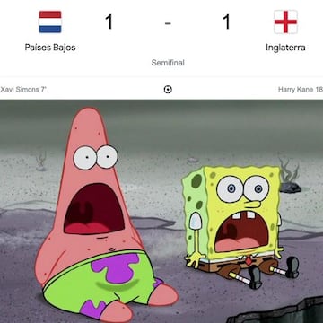 Los mejores memes del Inglaterra-Países Bajos