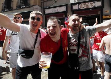 Ambiente de Champions en las calles de Madrid