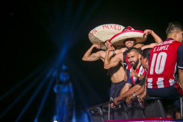 Las mejores imágenes del festejo de Chivas