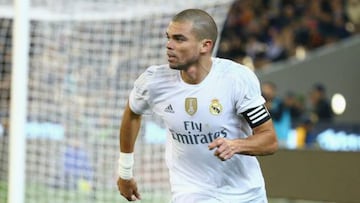 Pepe in action for Real Madrid.