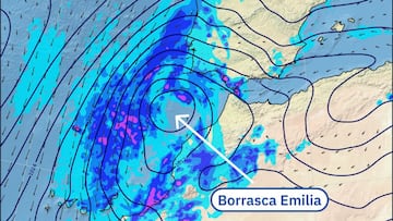 AEMET avisa de la borrasca ‘Emilia’ con “gran impacto”: estas serán las zonas de España afectadas