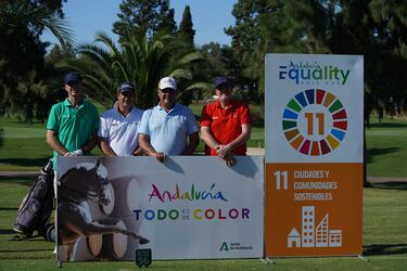 El equipo de la Fundación Juegaterapia gana el Máster Final del Circuito Andalucía Equality Golf Cup