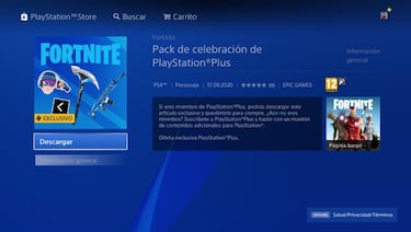 Fortnite: ya disponible gratis el pack de celebración de PlayStation Plus septiembre 2020