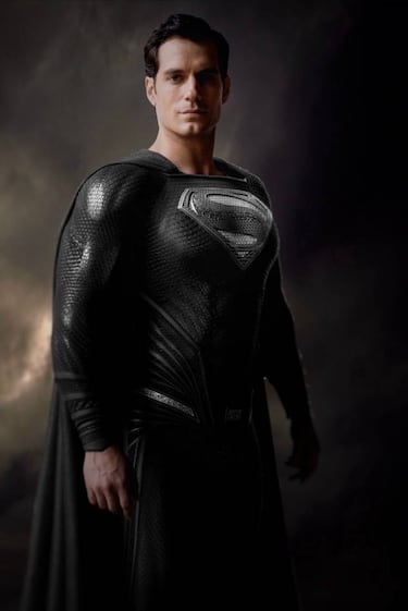 Así es el Superman con traje negro del Snyder Cut de Justice League