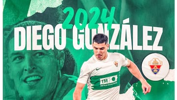 Oficial: Diego Gonz¨¢lez renueva dos temporadas con el Elche
