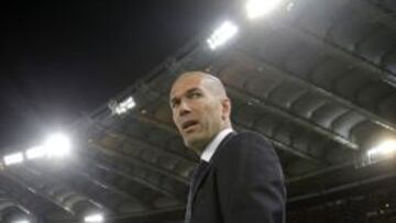 Zidane, en el partido.