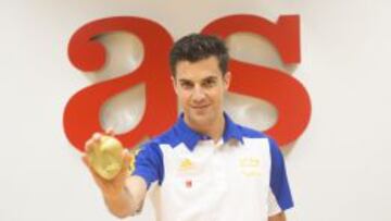 Miguel Ángel López, en la redacción de AS.