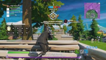 Obtenemos una medalla de batalla de plata por eliminar a cuatro enemigos en la misma partida