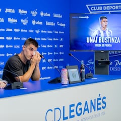 Bustinza se despide del Leganés roto en lágrimas rumbo al Málaga
