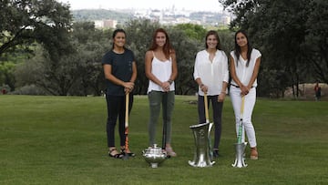 15/09/17 MADRID CLUB DE CAMPO REPORTAJE EQUIPO FEMENINO DE HOCKEY HIERBA CLUB DE CAMPO
 
 ENTREVISTA 
 ROCIO GUTIERREZ BEGO&Atilde;A GARCIA 
 ALEJANDRA TORRES QUEVEDO AMPARO GIL