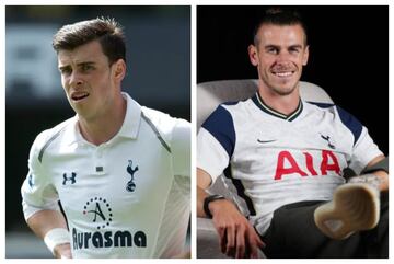 El jugador del Tottenham no es uno de los casos m芍s llamativos, pero tambi谷n se pueden apreciar grandes diferencias en su salud bucodental desde sus inicios en la Premier League.