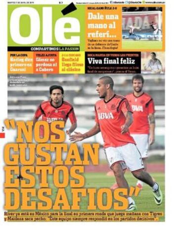 Portadas de la prensa deportiva