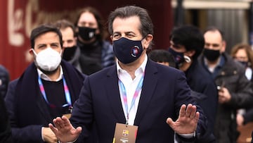 Freixa dice que Tebas amenaz¨® con bajar al Bar?a a Segunda