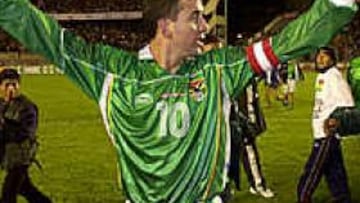 El capitán de la selección boliviana, Julio César Baldivieso, ha sido el autor de dos goles frente a Brasil.