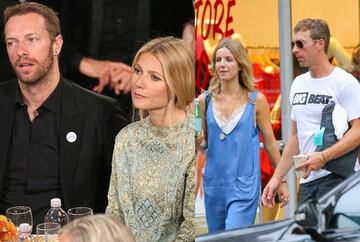 Chris Martin, con Gwyneth Paltrow y Annabelle Wallis 