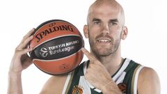 ATHENS, GREECE - SEPTEMBER 26: Nick Calathes, #33 poses during the Panathinaikos Opap Athens 2019/2020 Turkish Airlines EuroLeague Media Dayat Olympic Sports Center Athens on September 26, 2019 in Athens, Greece. (Photo by Panagiotis Moschandreou/Euroleague Basketball via Getty Images)