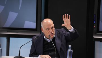 Tebas: “Igualmente vamos a dejar KO a la Superliga”