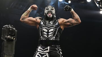 Penta previo a una lucha.