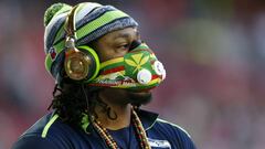 Puede que no sea la indumentaria m&aacute;s parecida a Santa Claus, pero Marshawn Lynch ha mostrado tener casi tanto como coraz&oacute;n como &eacute;l.