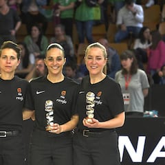 Sara Peláez, Yasmina Alcaraz y Asunción Langa pitaron la final