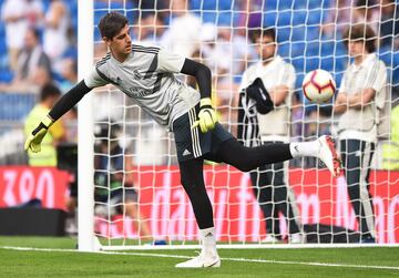 El debut de Courtois en imágenes