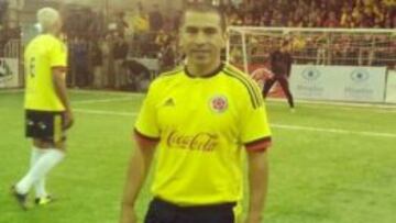 V&iacute;ctor Hugo Aristiz&aacute;bal, uno de los delanteros colombianos m&aacute;s destacados en la d&eacute;cada de los 90