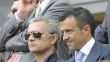 Jorge Mendes y Jos&eacute; Mourinho.
