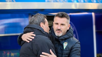 Ania se saluda con Galván