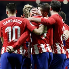 El Atlético se pone segundo diez partidos después