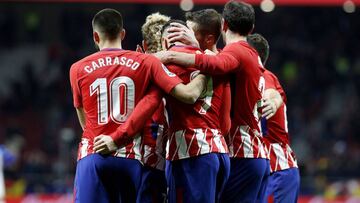 El Atlético se pone segundo diez partidos después