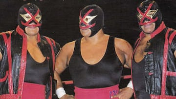 Villano IV y Villano V, indirectamente, formaron parte de WWE al trabajar para la WCW en 1996. La empresa fue comprara en 2001 por la WWE, que se llevó consigo la historia y registros de la WCW.