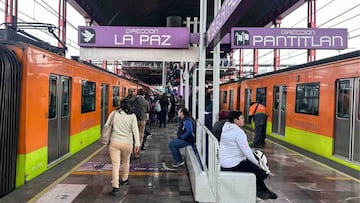 Toda la Línea A del Metro CDMX no ofrece servicio continuo de Pantitlán hasta La Paz derivado de una afectación al suministro eléctrico.