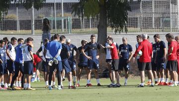 Marcelino, con el grupo.