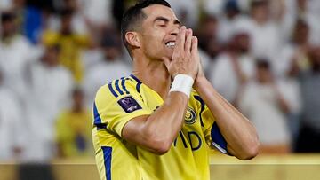 Cristiano Ronaldo, en un partido con Al Nassr.