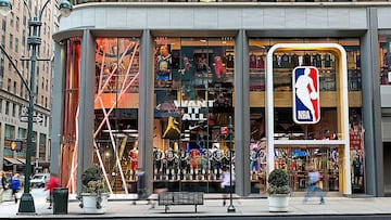 Tienda de la NBA en la Quinta Avenida de Nueva York.