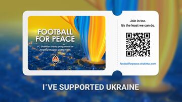 El Shakhtar lanza una campaña para ayudar a niños y refugiados fuera de Ucrania por la guerra