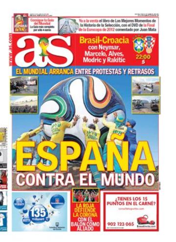 Las portadas de AS de junio