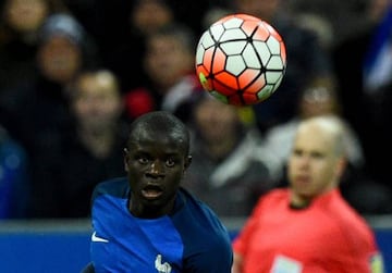 N&#039;Golo Kante on international duty against Russia 