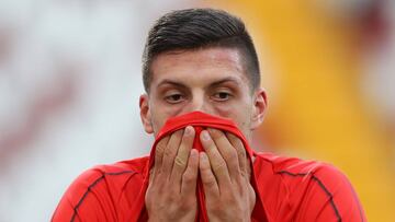 Jovic se lesionó en el Serbia-Portugal del pasado sábado.