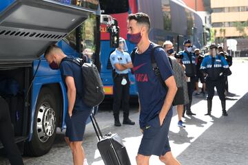 Las caras largas del Barcelona el día después de la goleada