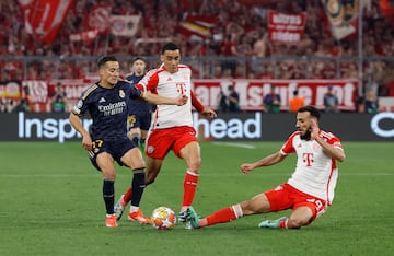 30/04/24 PARTIDO CHAMPIONS LEAGUE SEMIFINAL IDA 
BAYERN MUNICH - REAL MADRID 
LUCAS VAZQUEZ MUSIALA MAZRAOUI