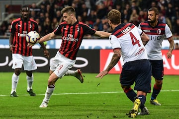 Milan se impuso sobre Bolonia 2-1 en la fecha 35 de la Serie A y se metió a la pelea por un cupo europeo. 