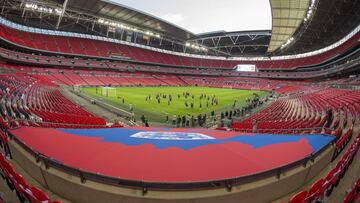 La Selección se entrenó en la tarde de ayer en el majestuoso Wembley. Los hombres de Luis Enrique tienen la ilusión de empezar de la mejor manera posible esta nueva era y nada mejor que ganar a Inglaterra, cuarta en el último M