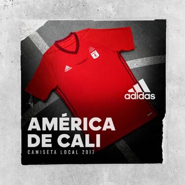 Adidas presenta la camiseta que portará América en 2017
