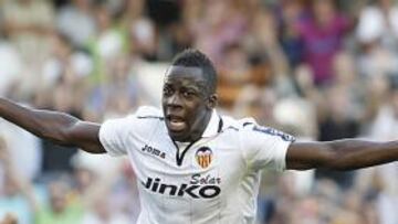 <b>ESTRENO GOLEADOR DEL FRANCÉS. </b>Cissokho, de cabeza y en su segundo partido en la Liga española, anotó su primer gol como ché.
